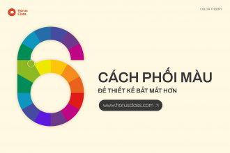 6 cách phối màu để thiết kế bắt mắt